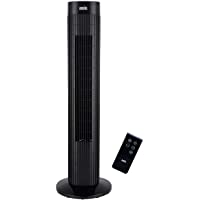 ANSIO Ventilador de Torre oscilante de 30 Pulgadas (76-2 cm) con Mando a Distancia- 3 velocidades- 3 Modos de Viento y…